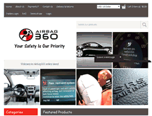 Tablet Screenshot of airbag360.com